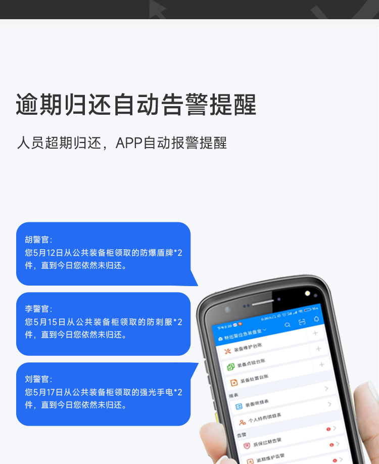 逾期歸還告警提醒